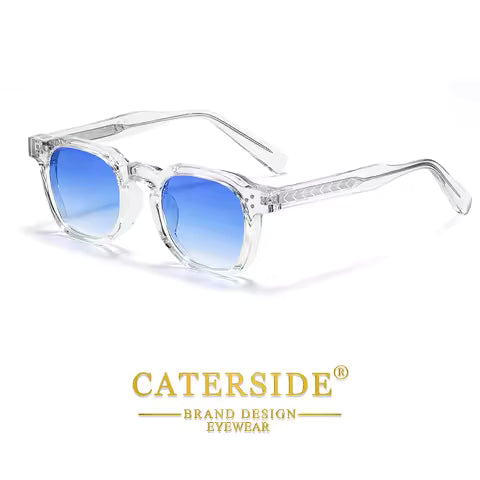 Lunettes de Soleil Carrées Style Punk Tendance pour Homme et Femme - CATERSIDE