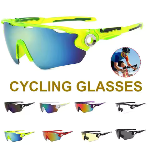 Lunettes de Cyclisme Sportives Polyvalentes - Protection UV pour VTT & Route