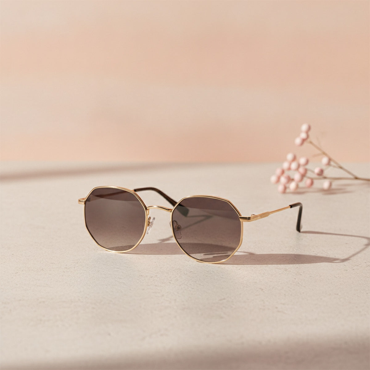 Lunettes de Soleil Rétro Rondes en Métal - Style Vintage Punk pour Femmes