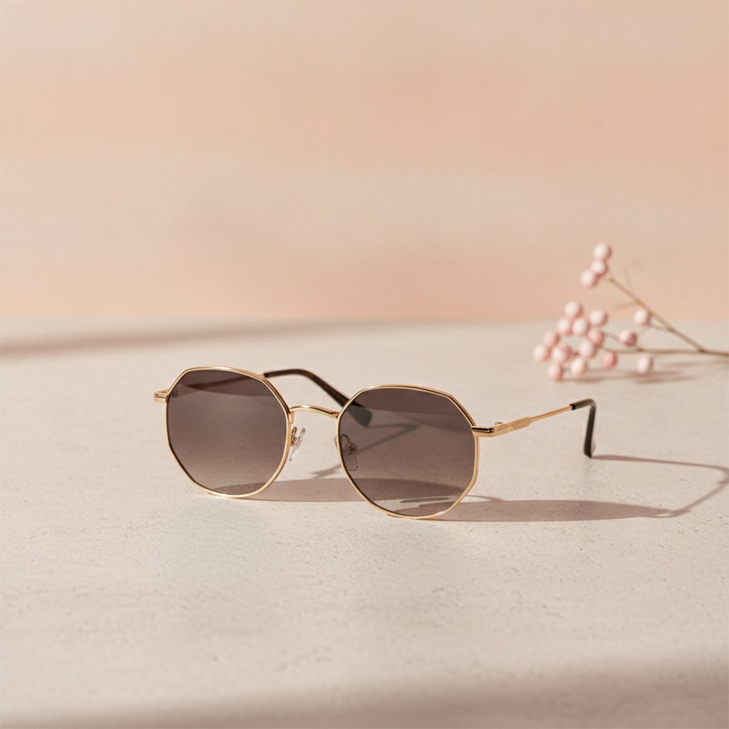 Lunettes de Soleil Rétro Rondes en Métal - Style Vintage Punk pour Femmes