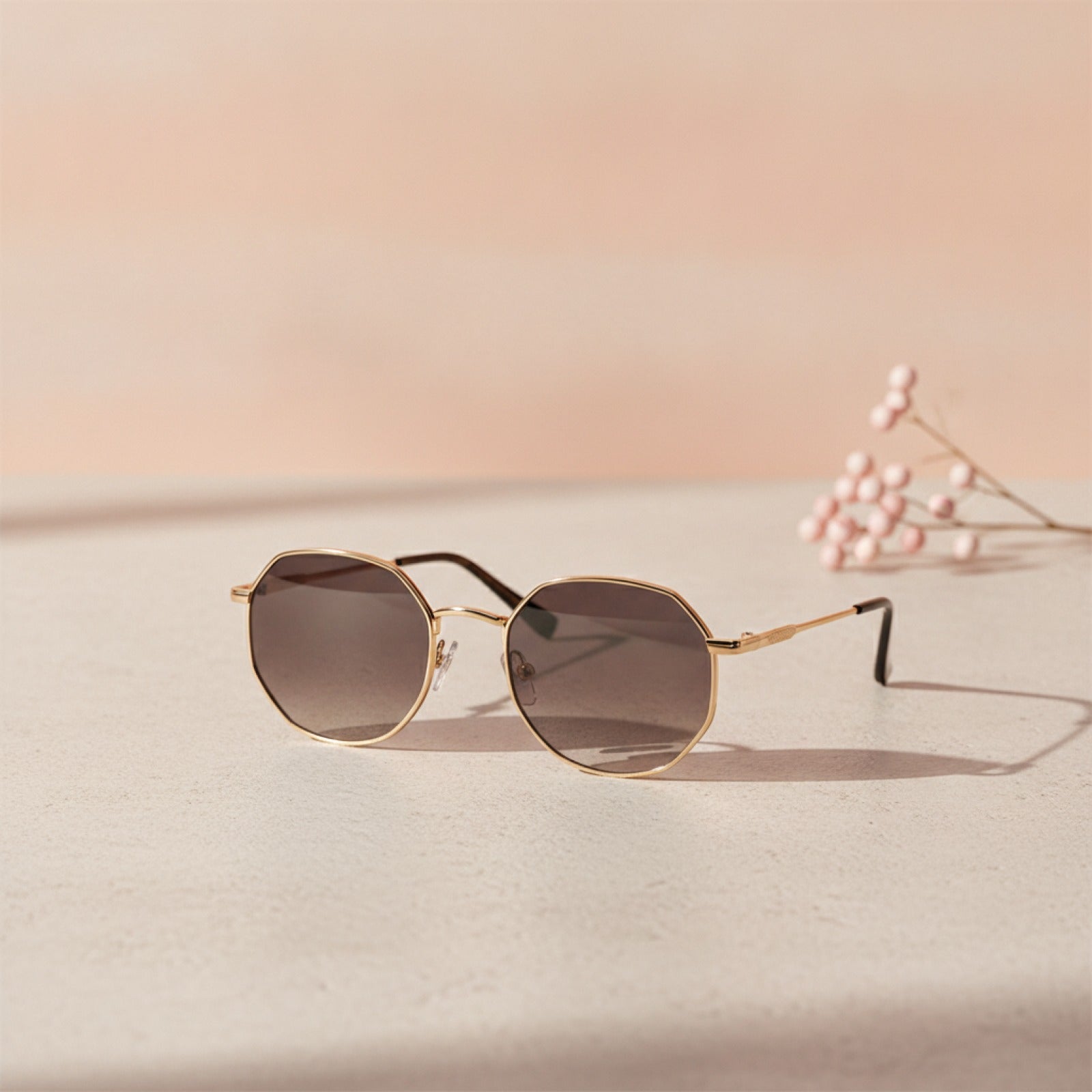 Lunettes de Soleil Rétro Rondes en Métal - Style Vintage Punk pour Femmes