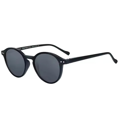 Lunettes de soleil rondes vintage polarisées ZENOTTIC - Taille S