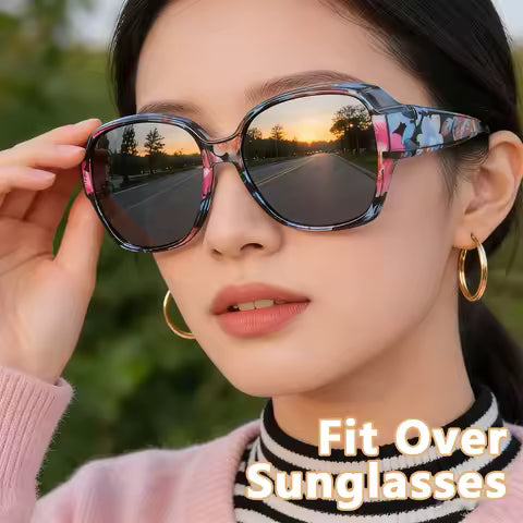 Lunettes de soleil enveloppantes pour conduite et activités extérieures - Protection UV400