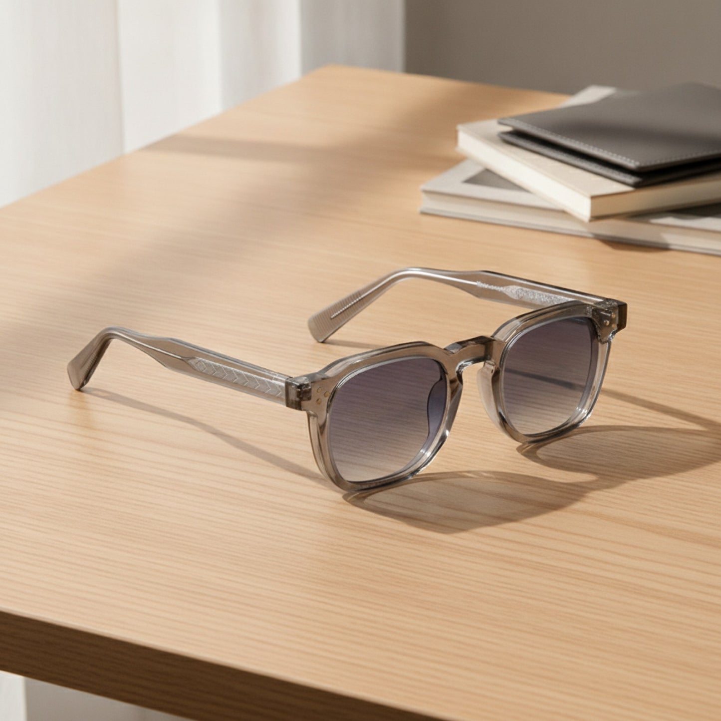 Lunettes de soleil CATERSIDE Carrées Tendance pour Homme et Femme