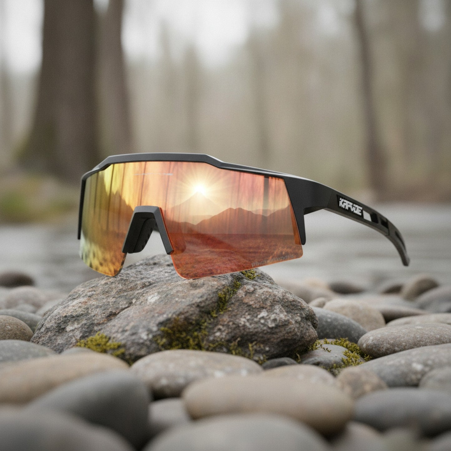Lunettes de cyclisme Kapvoe Photochromiques UV400 pour Homme et Femme