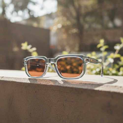 Lunettes de soleil rectangulaires en plastique pour homme et femme - Style décontracté et tendance