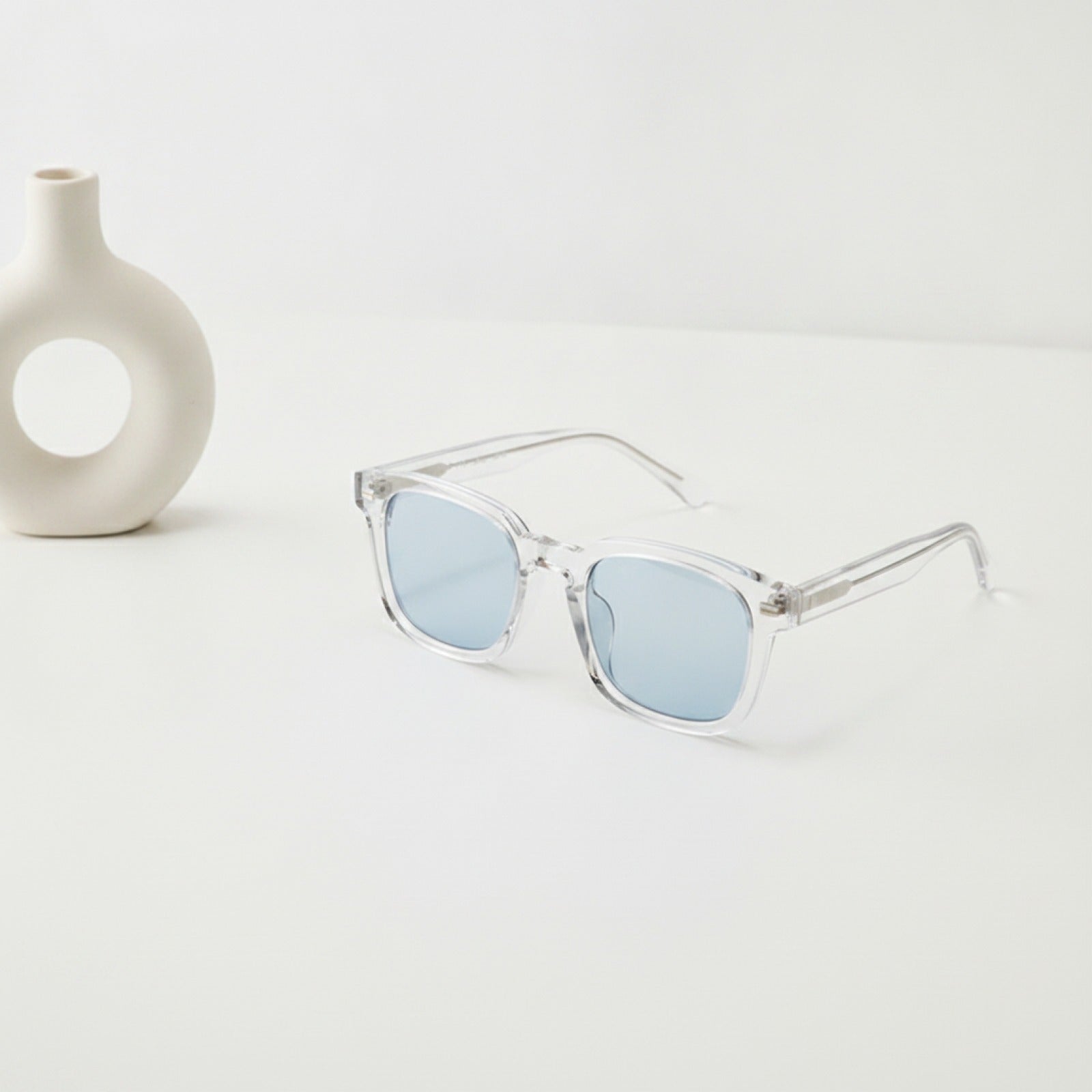 Lunettes de soleil RMM Rétro Carrées Polygonales Homme Femme Style Hip Hop