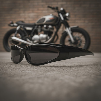 Lunettes de Soleil Vintage Y2K Rétro Ovale - Style Punk pour Hommes & Femmes