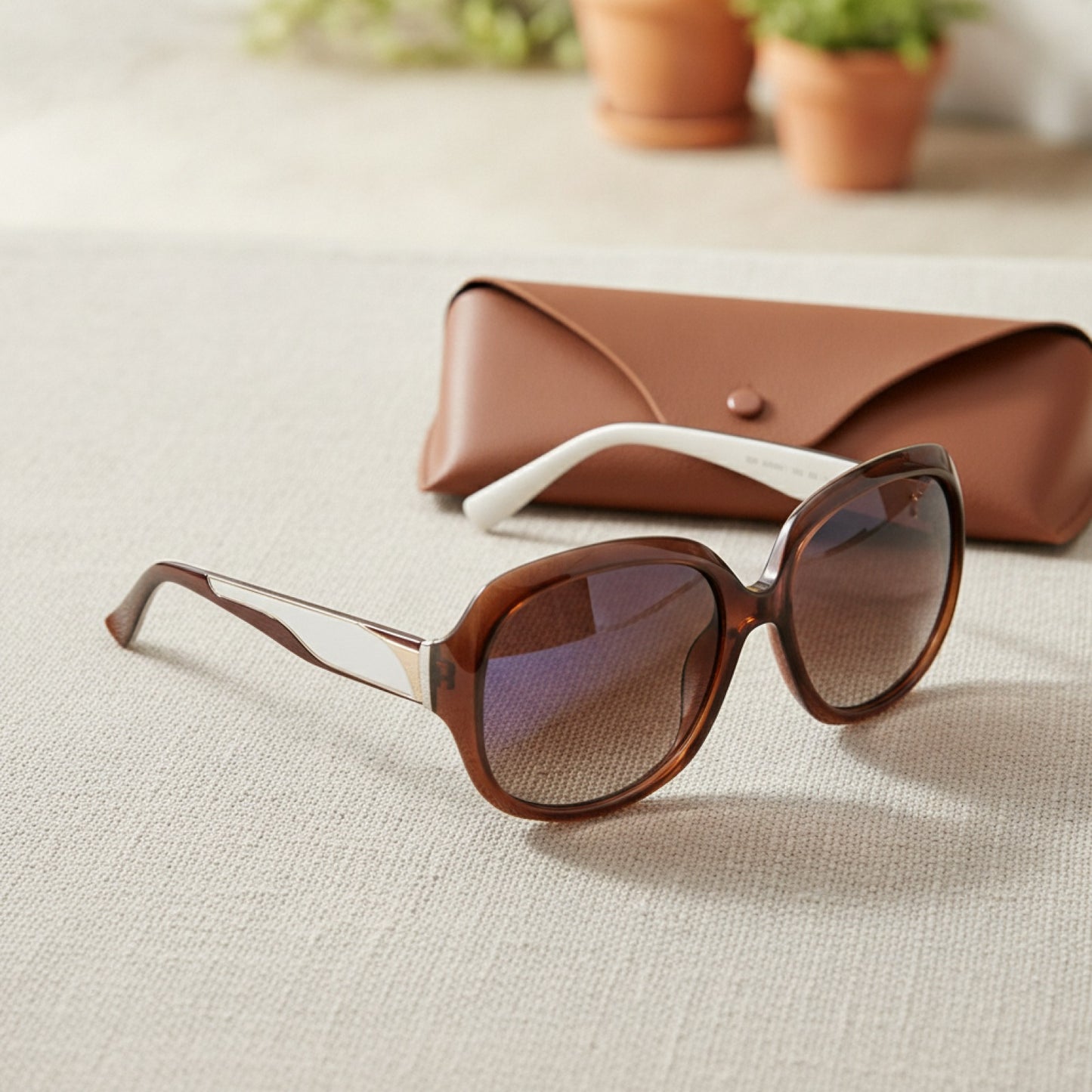 Lunettes de soleil polarisées surdimensionnées pour femme - Style mode et sport, protection UV400