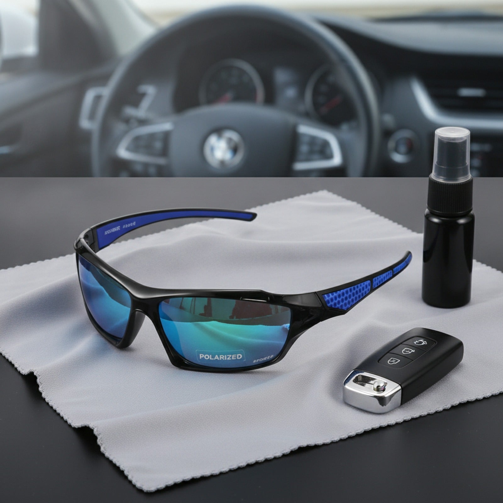 Lunettes de Soleil Rondes en Métal - Protection UV Polarisée UV400 pour Homme et Femme