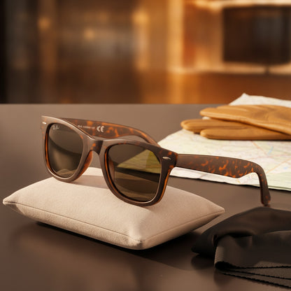 Lunettes de Soleil Polarisées Classiques pour Homme et Femme - Protection UV400 pour Conduite et Voyage