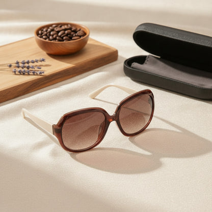 Lunettes de soleil polarisées surdimensionnées pour femme - Style mode et sport, protection UV400