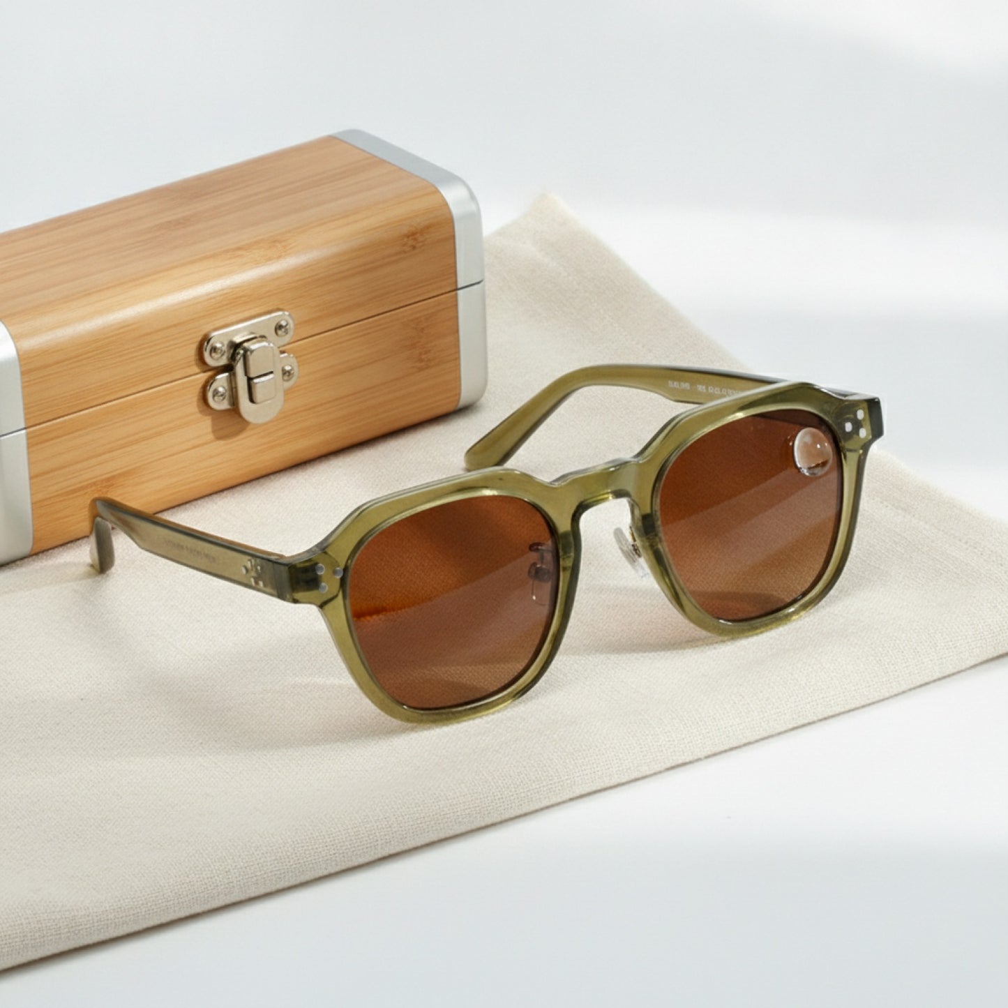 Lunettes de Soleil Polarisées Rétro Polygone Homme & Femme - Monture TR90 Ultralégère