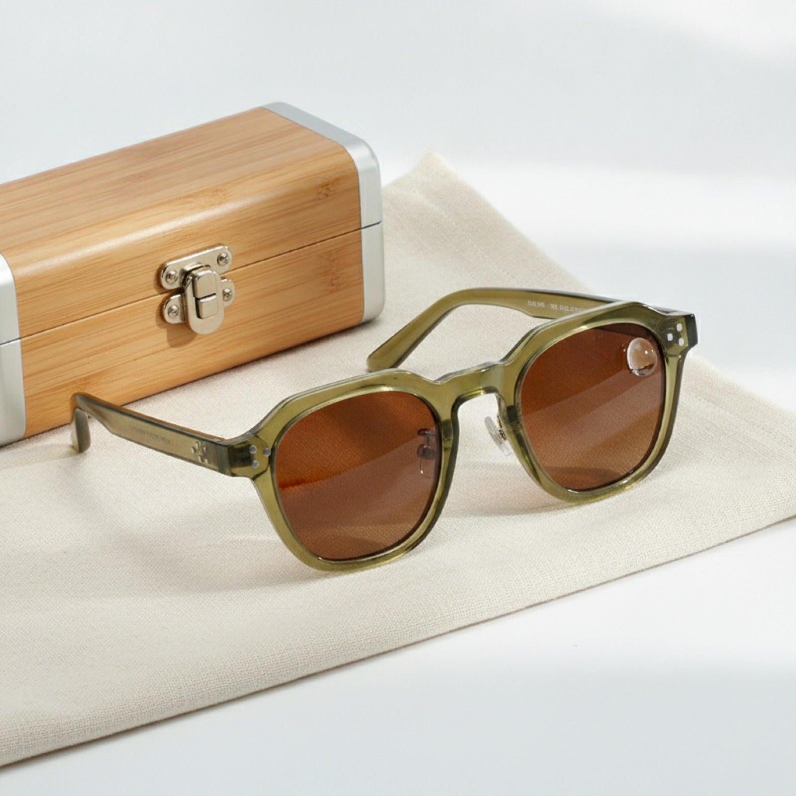 Lunettes de Soleil Polarisées Rétro Polygone Homme & Femme - Monture TR90 Ultralégère