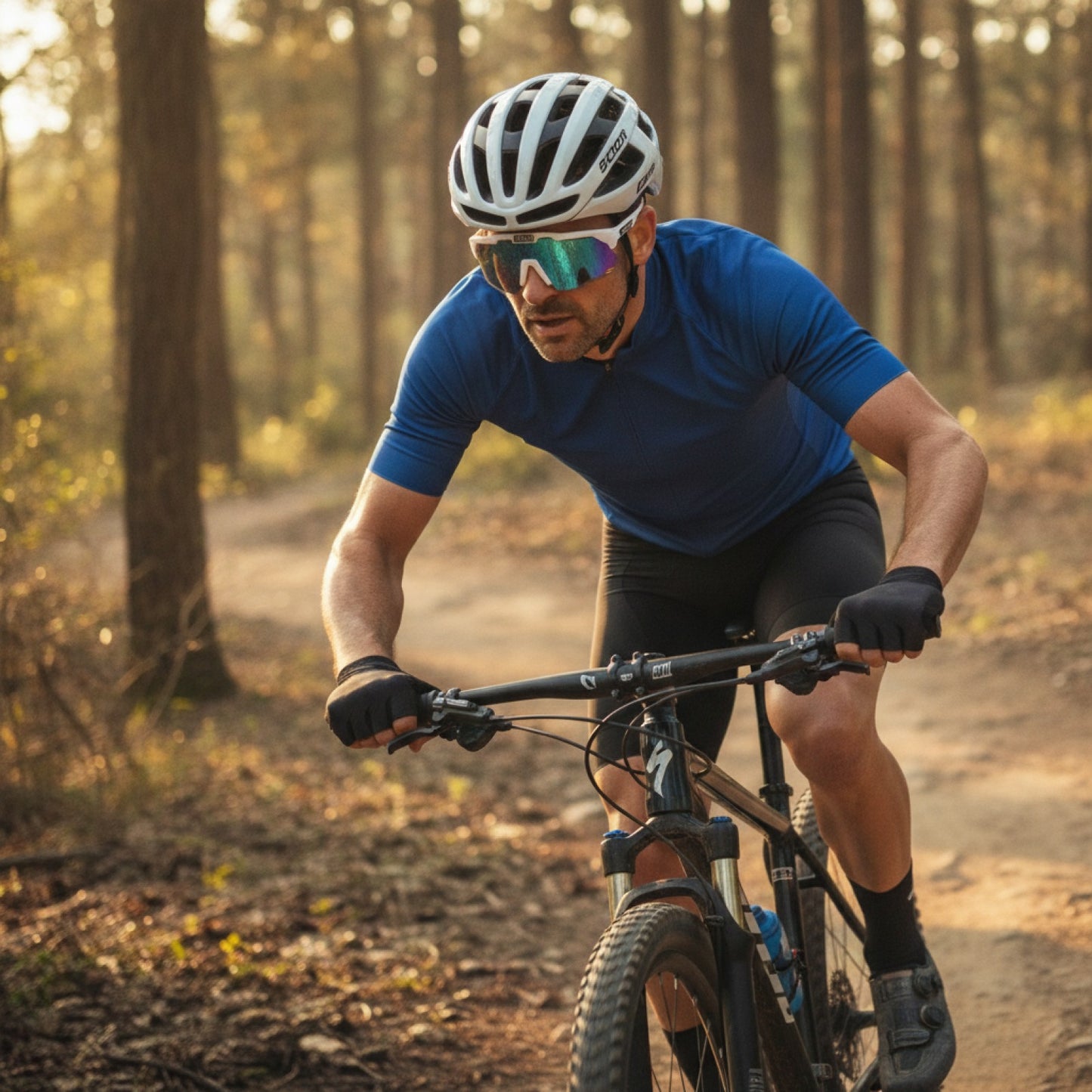Lunettes de soleil cyclisme AEROSHADE KUNKEN UV400 - Photochromiques pour VTT et Route