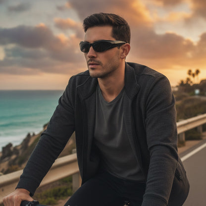 Lunettes de Soleil Vintage Y2K Rétro Ovale - Style Punk pour Hommes & Femmes