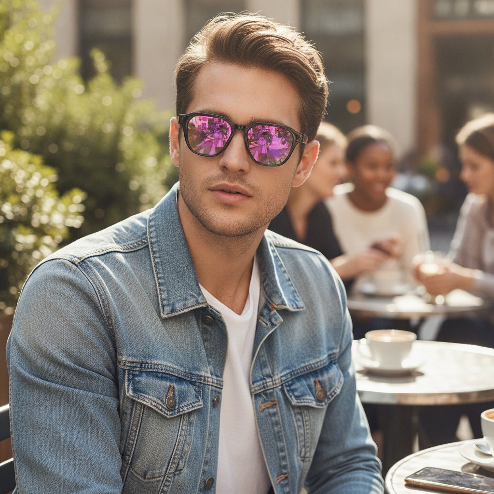 Lunettes de soleil carrées CATERSIDE UV400 - Style tendance pour hommes et femmes