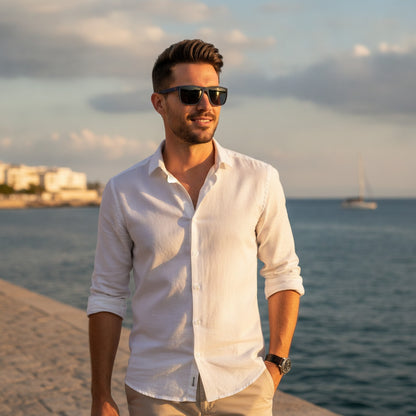 Lunettes de Soleil Polarisées TR90 BARCUR - Protection UVAB pour Homme et Femme