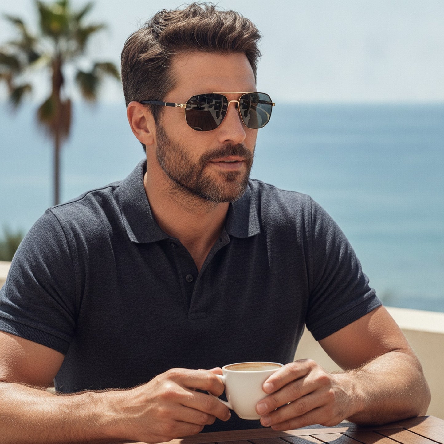 Lunettes de Soleil Aviateur Polarisées Homme - Style Pilote Iconique