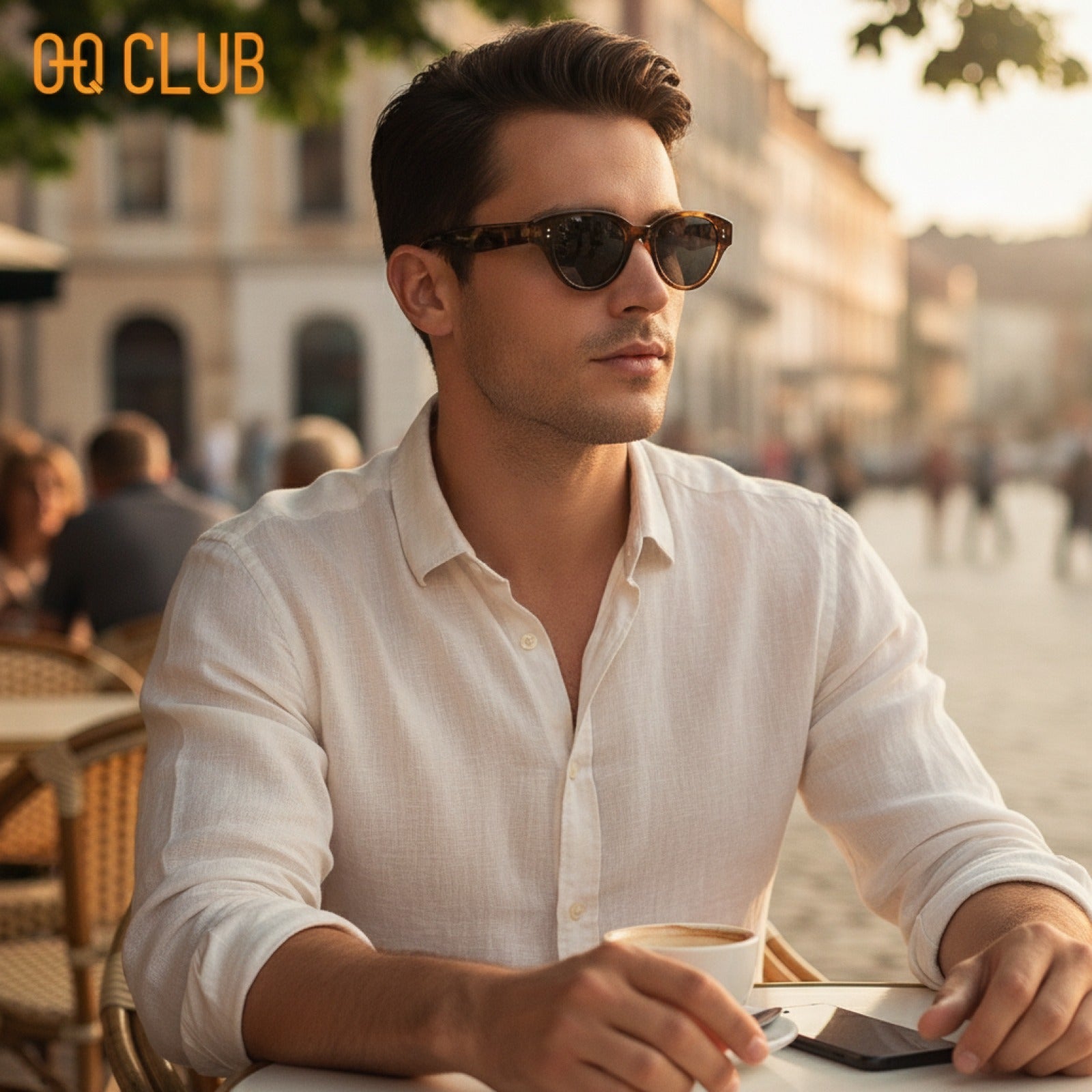 Lunettes de Soleil O-Q CLUB Tendance pour Femmes et Hommes - Style Luxe