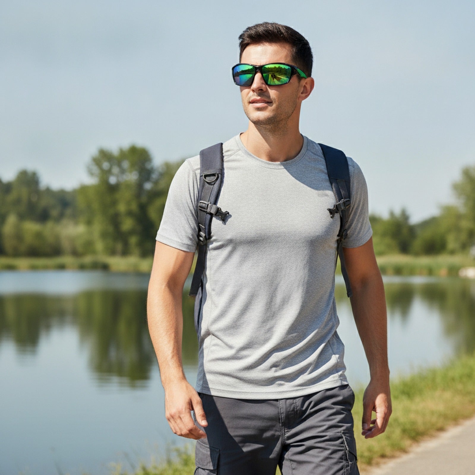 Lunettes de Soleil Rondes en Métal - Protection UV Polarisée UV400 pour Homme et Femme