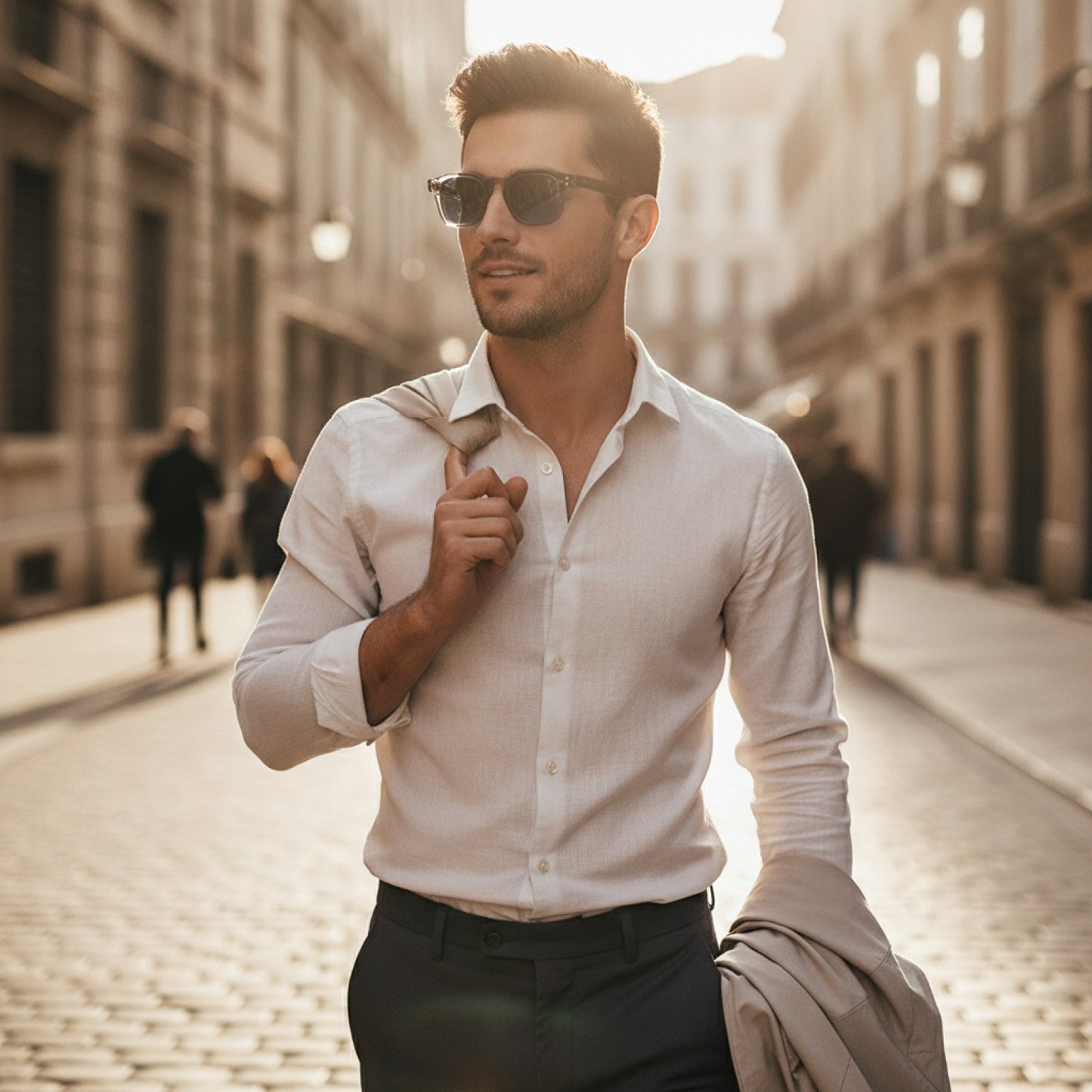 Lunettes de soleil CATERSIDE Carrées Tendance pour Homme et Femme