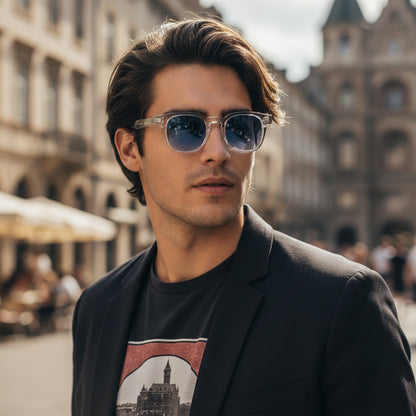 Lunettes de Soleil Carrées Style Punk Tendance pour Homme et Femme - CATERSIDE