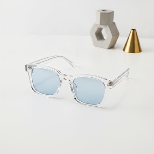 Lunettes de soleil RMM Rétro Carrées Polygonales Homme Femme Style Hip Hop