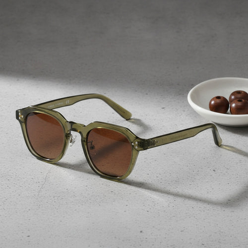 Lunettes de Soleil Polarisées Rétro Polygone Homme & Femme - Monture TR90 Ultralégère