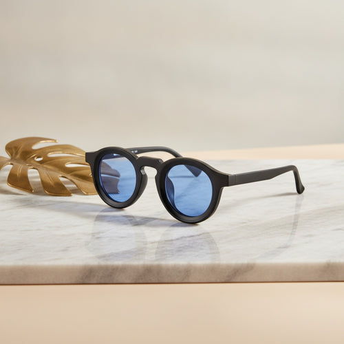 Lunettes de Soleil Rondes Rétro UV400 - Style Punk Tendance pour Hommes et Femmes