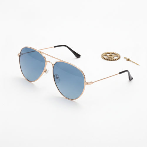 Lunettes de Soleil Polarisées Steampunk pour Homme et Femme