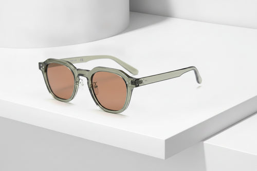 Lunettes de soleil O-Q CLUB Style Coréen Rétro UV400 pour Hommes et Femmes